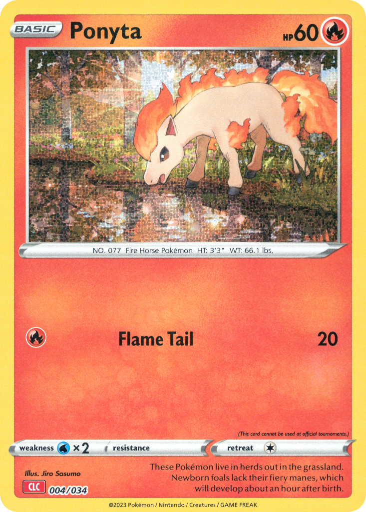 Ponyta Pokémon Trading Card Game Classic—Charizard SET-004