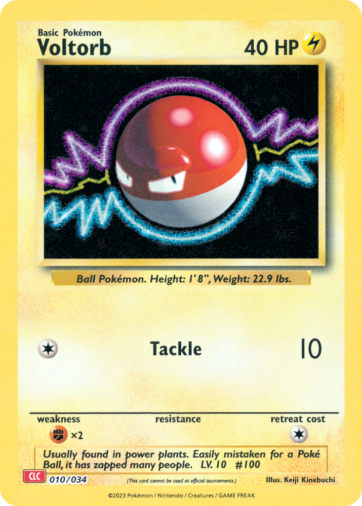 Voltorb Pokémon Trading Card Game Classic—Charizard SET-010