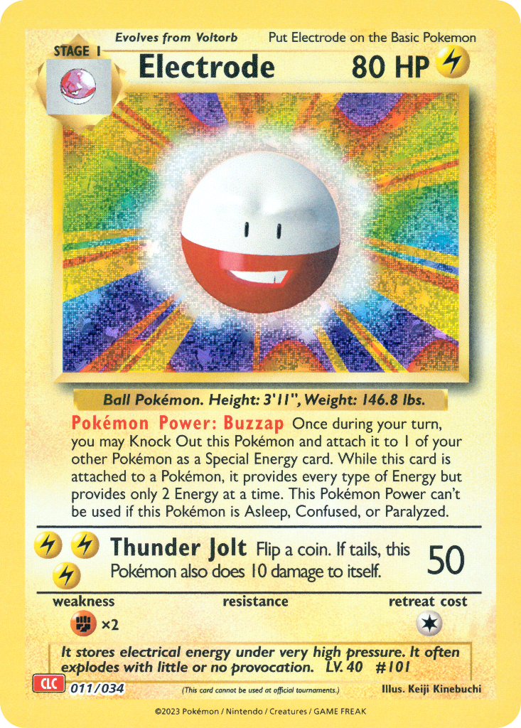 Electrode Pokémon Trading Card Game Classic—Charizard SET-011