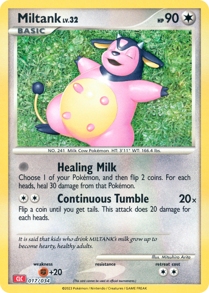 Miltank Pokémon Trading Card Game Classic—Charizard SET-017