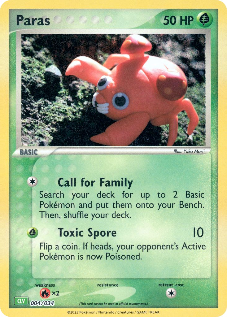 Paras Pokémon Trading Card Game Classic—Venusaur SET-004