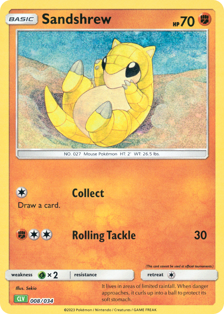 Sandshrew Pokémon Trading Card Game Classic—Venusaur SET-008