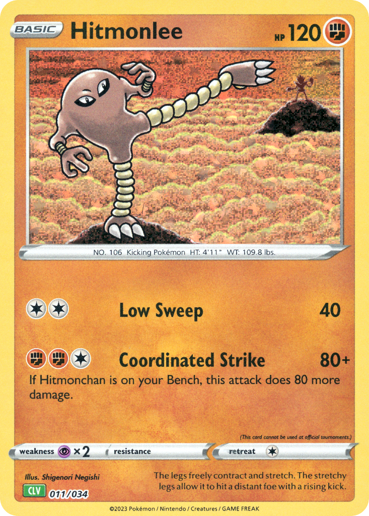 Hitmonlee Pokémon Trading Card Game Classic—Venusaur SET-011