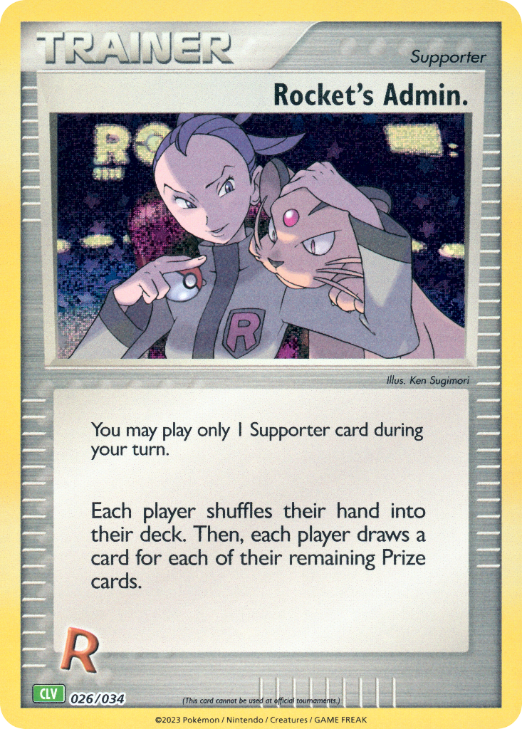 Rocket’s Admin. Pokémon Trading Card Game Classic—Venusaur SET-026