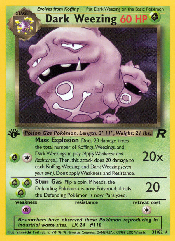 Dark Weezing Team Rocket SET-31
