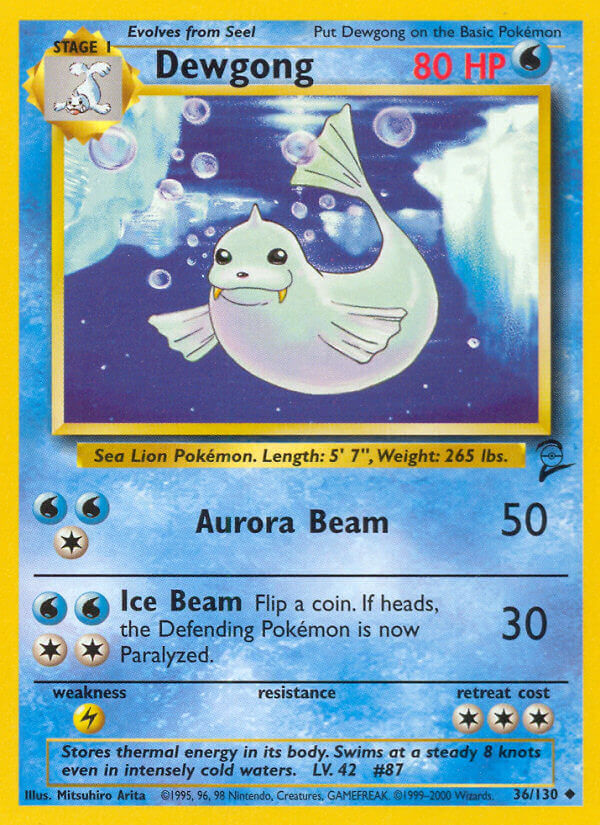 Dewgong Base Set 2 SET 2-36