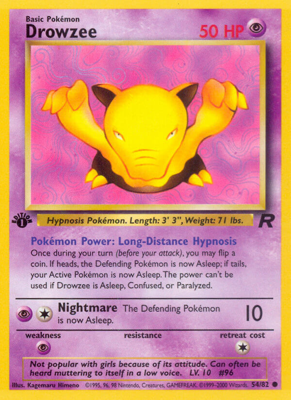 Drowzee Team Rocket SET-54