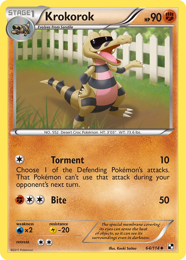 Krokorok Black & White SET-64