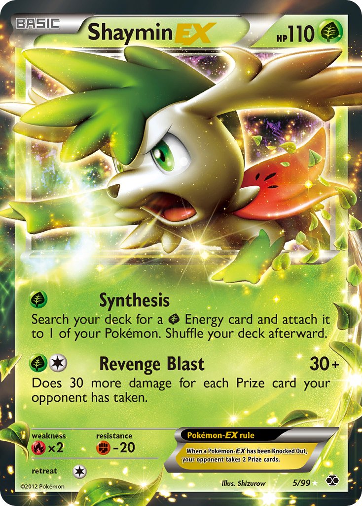 Shaymin-EX Next Destinies SET-5