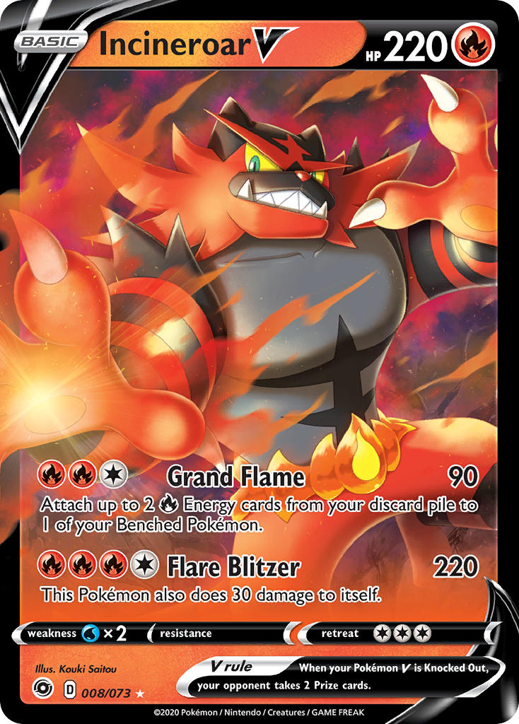 Incineroar V Champion's Path SET-008
