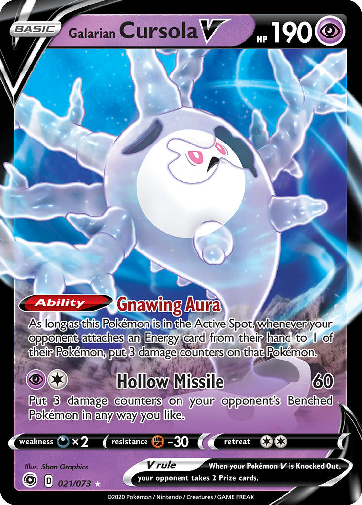 Galarian Cursola V Champion's Path SET-021