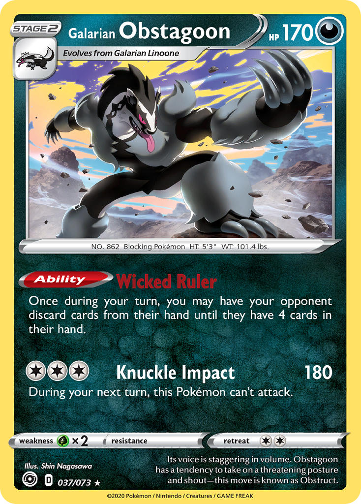Galarian Obstagoon Champion's Path SET-037
