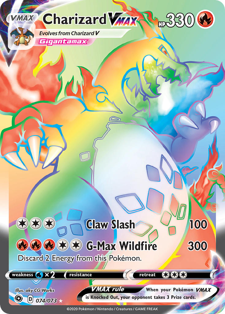 Charizard VMAX Champion's Path SET-074