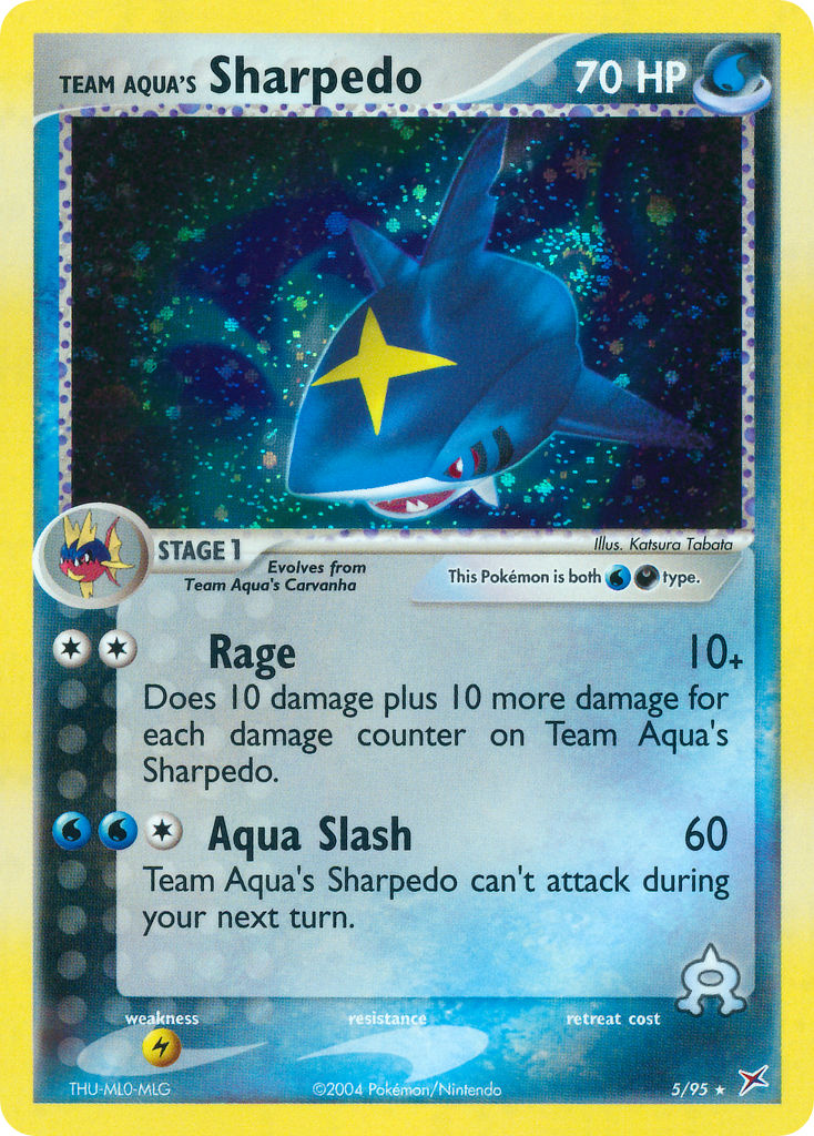 Team Aqua’s Sharpedo Team Magma vs Team Aqua SET-5