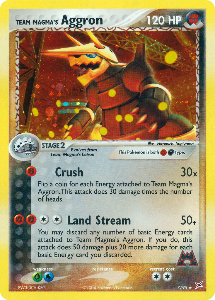 Team Magma’s Aggron Team Magma vs Team Aqua SET-7