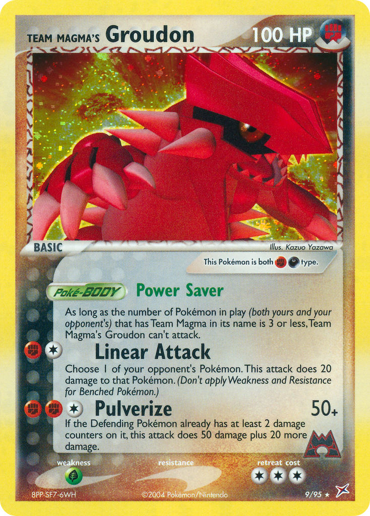 Team Magma’s Groudon Team Magma vs Team Aqua SET-9