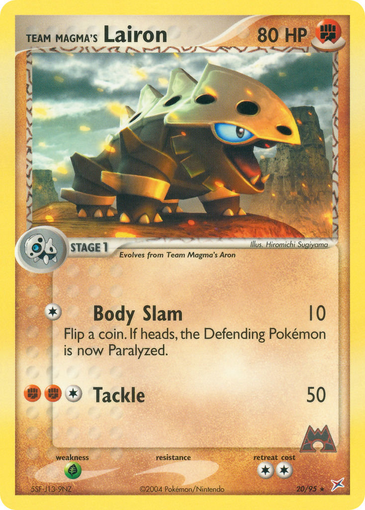 Team Magma’s Lairon Team Magma vs Team Aqua SET-20