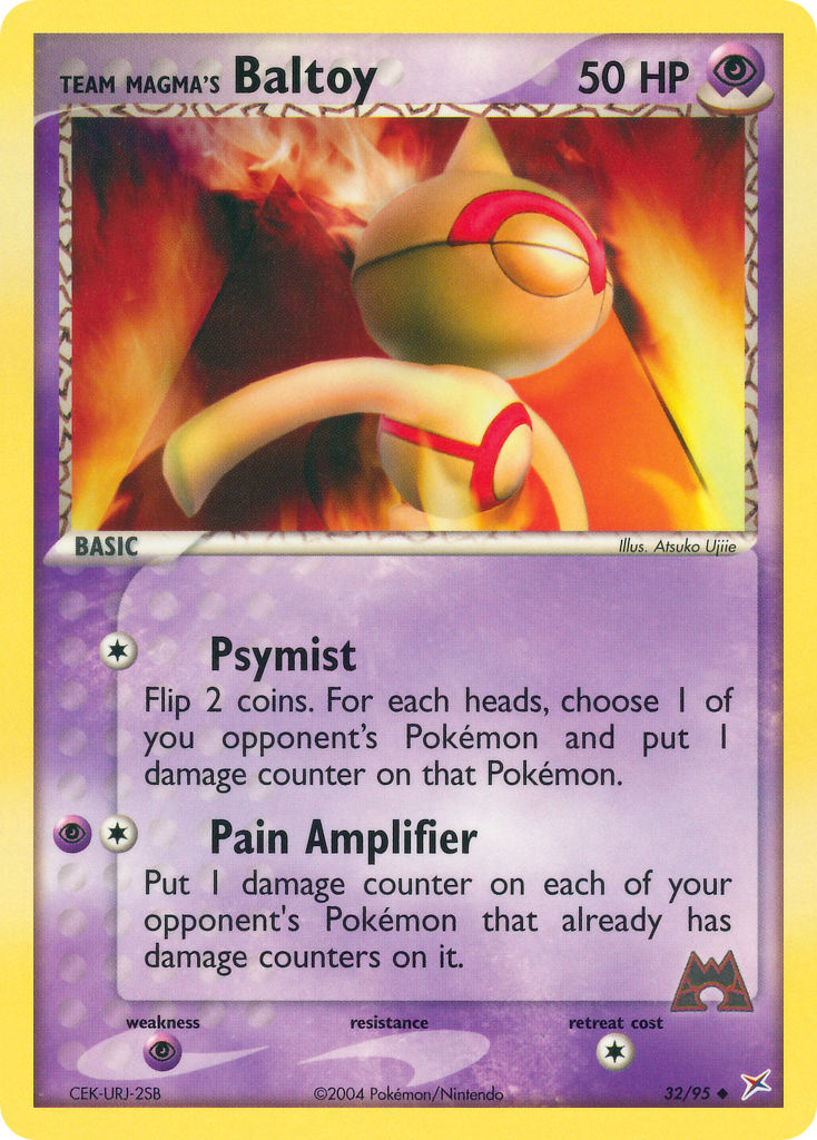 Team Magma’s Baltoy Team Magma vs Team Aqua SET-32