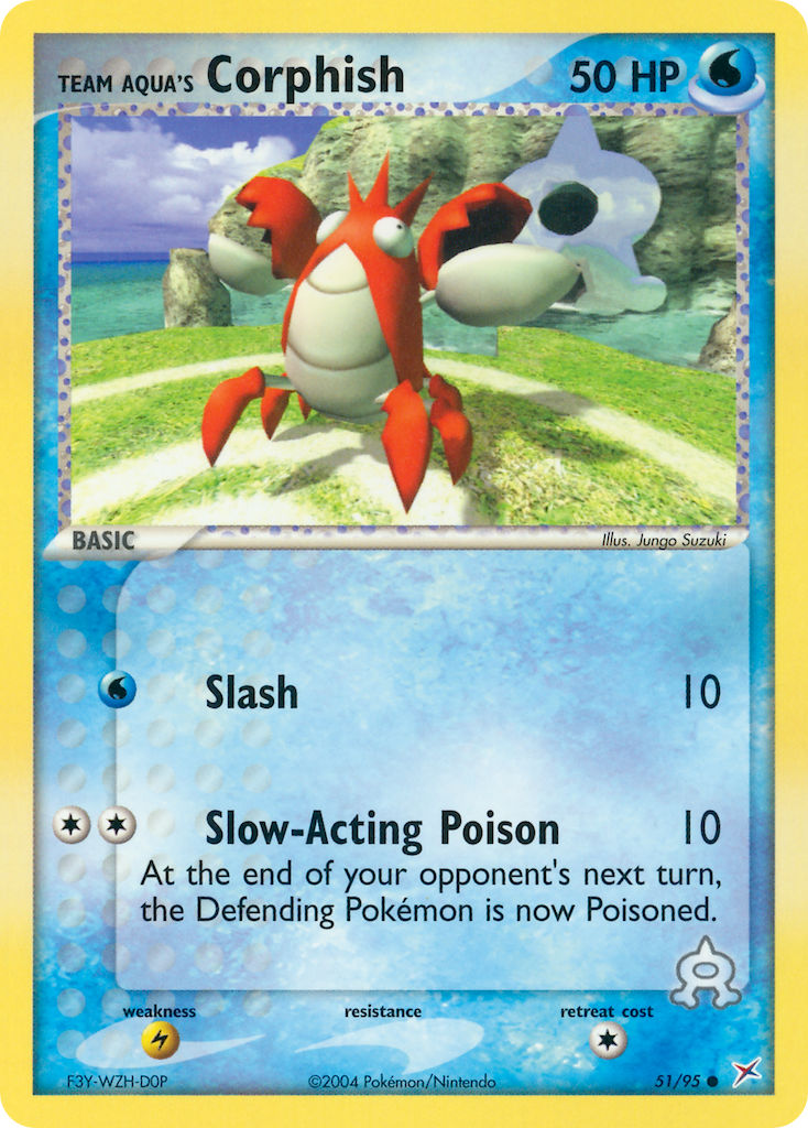 Team Aqua’s Corphish Team Magma vs Team Aqua SET-51
