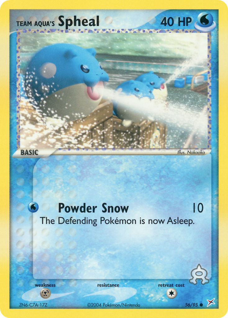 Team Aqua’s Spheal Team Magma vs Team Aqua SET-56