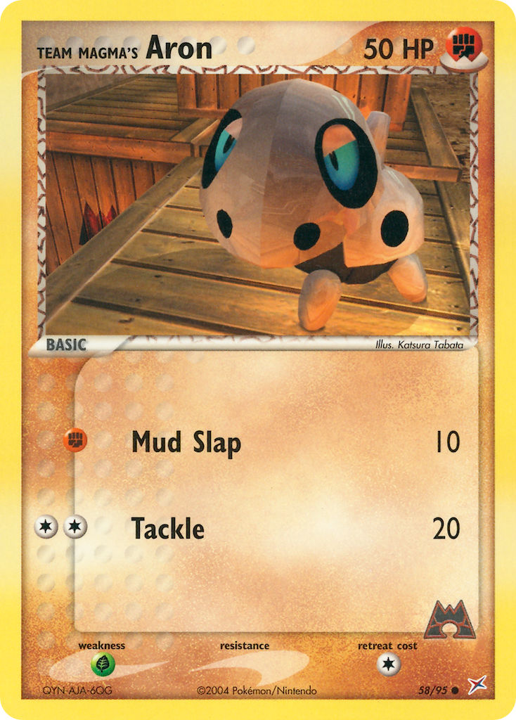 Team Magma’s Aron Team Magma vs Team Aqua SET-58