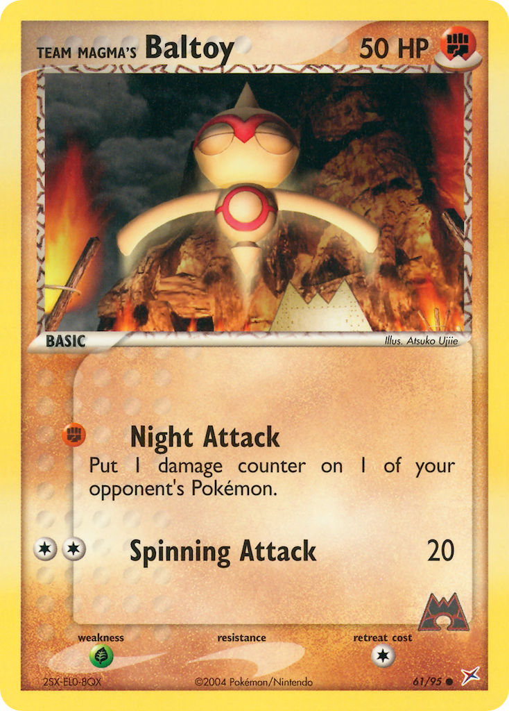 Team Magma’s Baltoy Team Magma vs Team Aqua SET-61