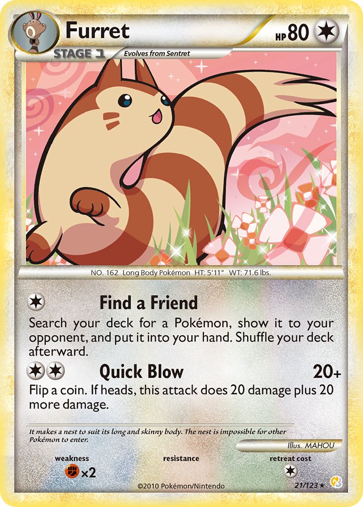 Furret HeartGold & SoulSilver SET-21