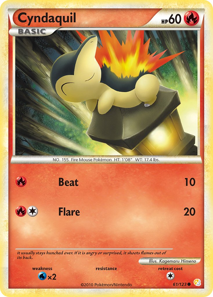 Cyndaquil HeartGold & SoulSilver SET-61