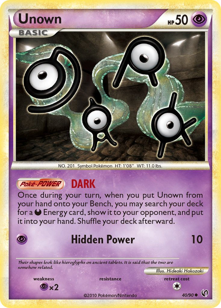 Unown Undaunted SET-40