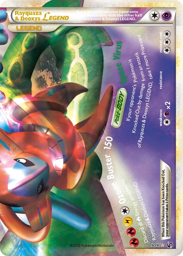 Rayquaza & Deoxys LEGEND Undaunted SET-90