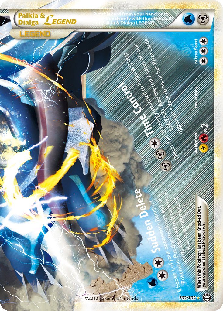 Palkia & Dialga LEGEND Triumphant SET-102