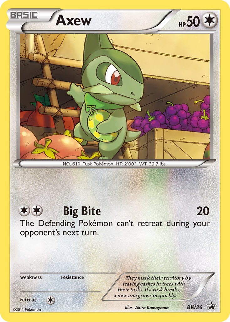 Axew Black & White Promos SET-BW26