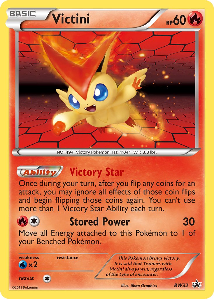Victini Black & White Promos SET-BW32