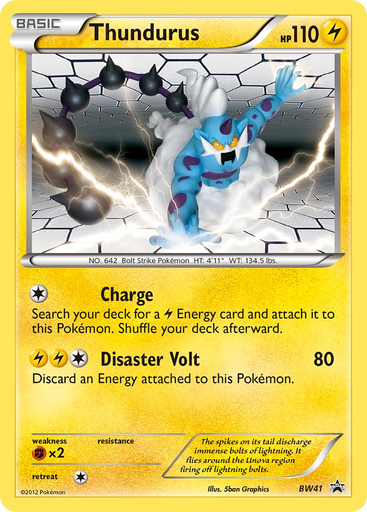 Thundurus Black & White Promos SET-BW41