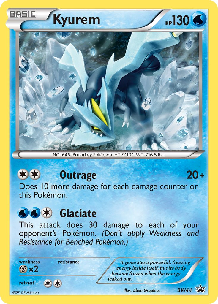 Kyurem Black & White Promos SET-BW44