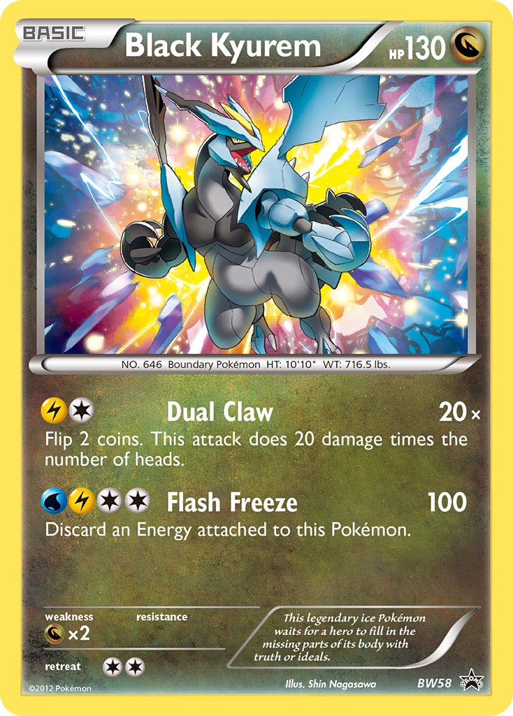 Black Kyurem Black & White Promos SET-BW58