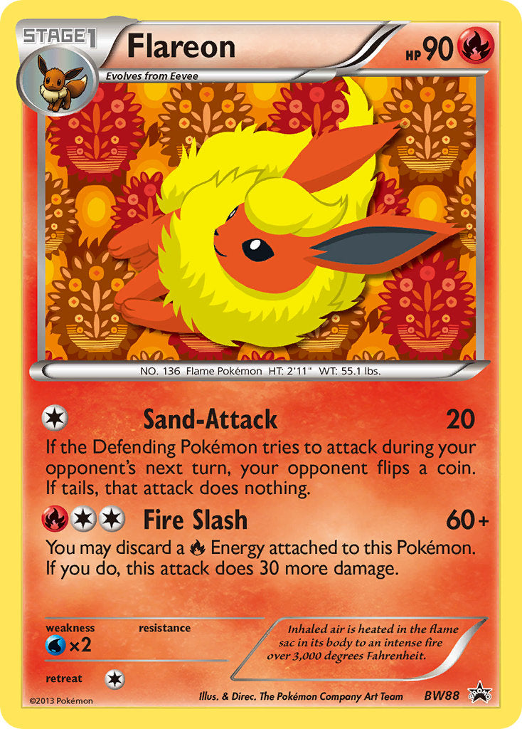 Flareon Black & White Promos SET-BW88