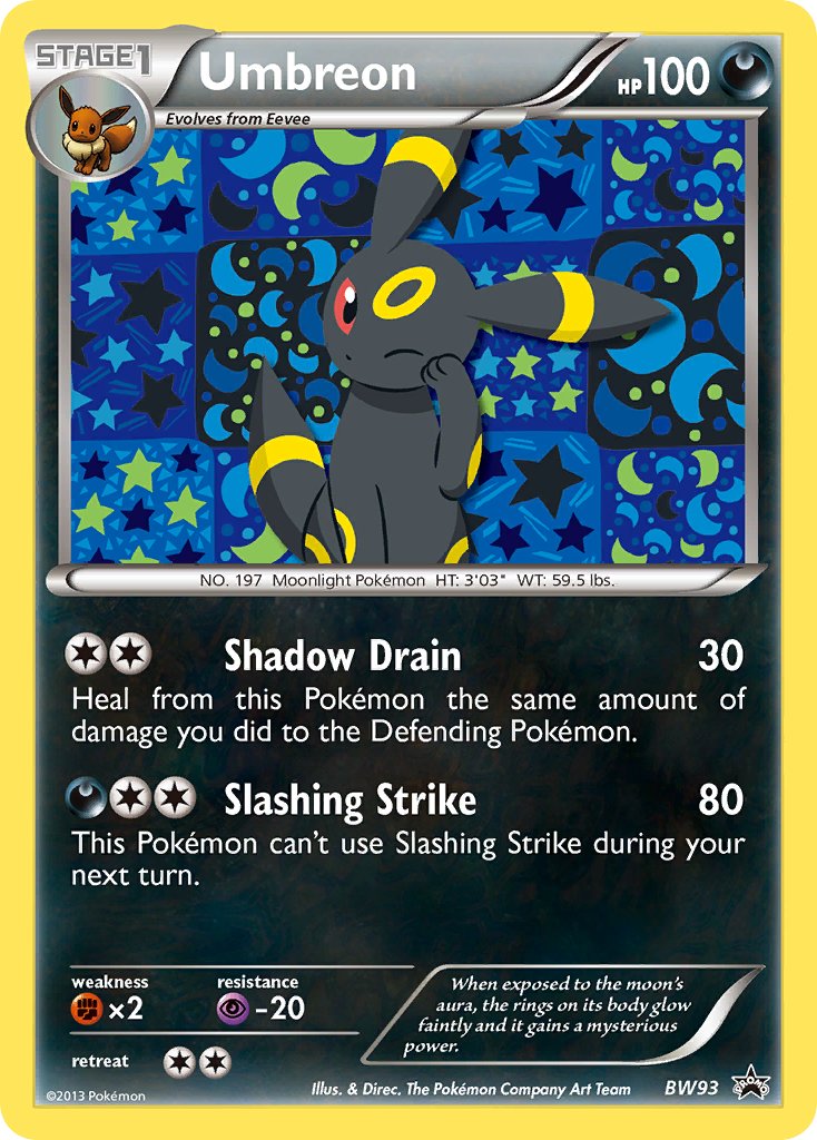 Umbreon Black & White Promos SET-BW93