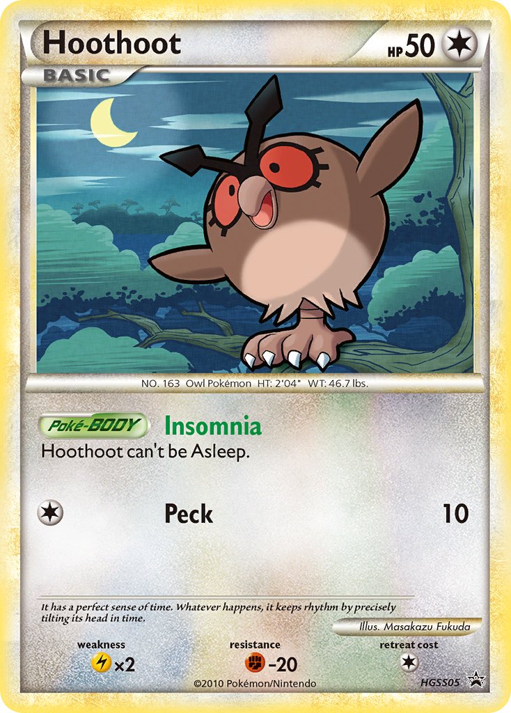 Hoothoot HeartGold & SoulSilver Promos SET-HGSS05