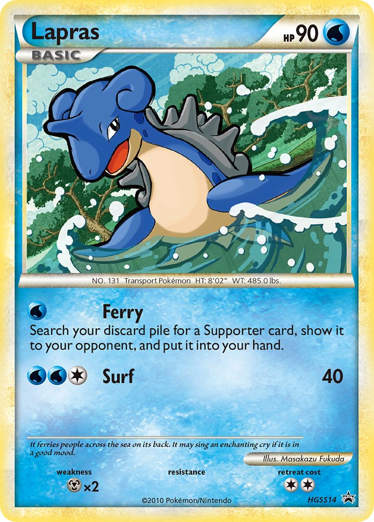 Lapras HeartGold & SoulSilver Promos SET-HGSS14