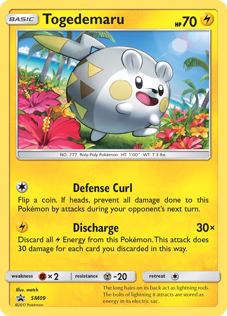 Togedemaru Sun & Moon Promos SET-SM09