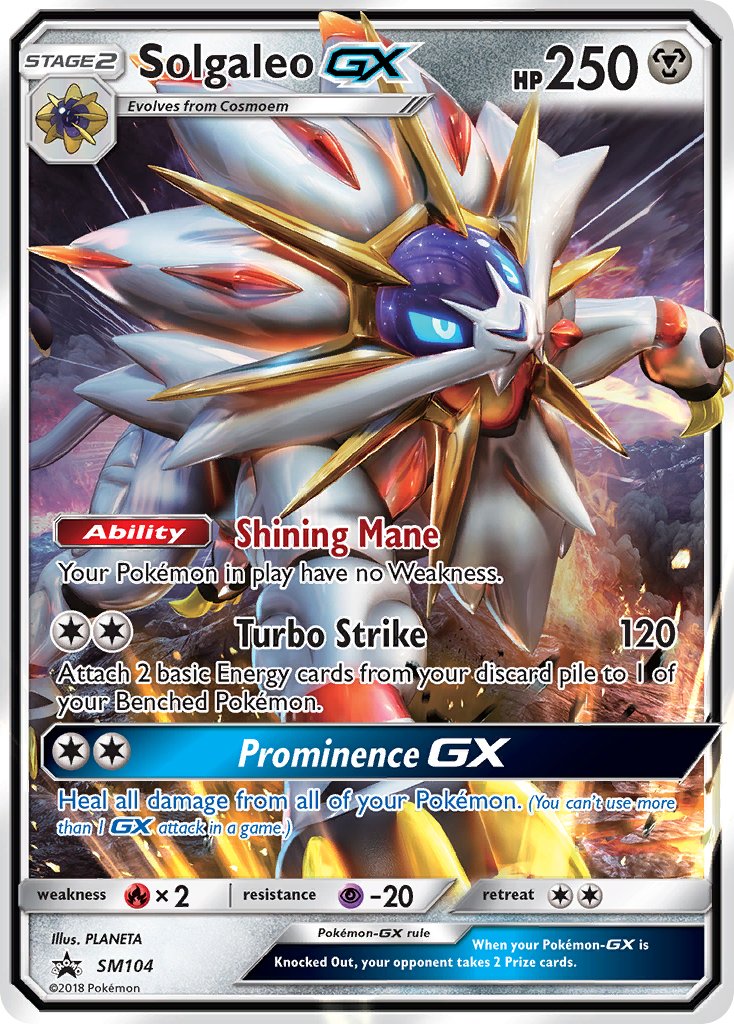 Solgaleo-GX Sun & Moon Promos SET-SM104