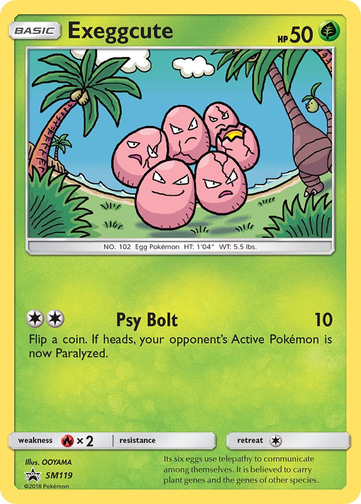 Exeggcute Sun & Moon Promos SET-SM119