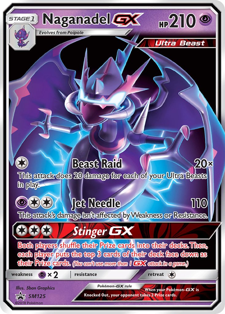 Naganadel-GX Sun & Moon Promos SET-SM125