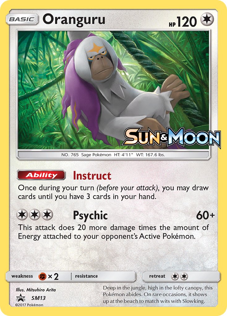 Oranguru Sun & Moon Promos SET-SM13