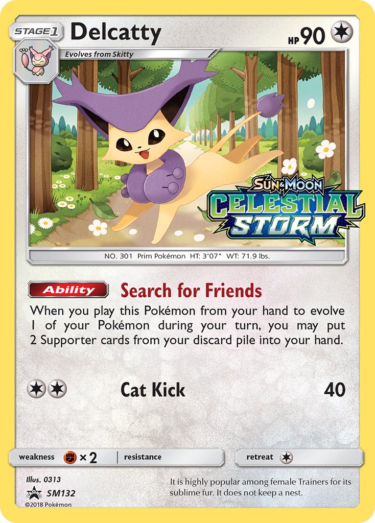 Delcatty Sun & Moon Promos SET-SM132