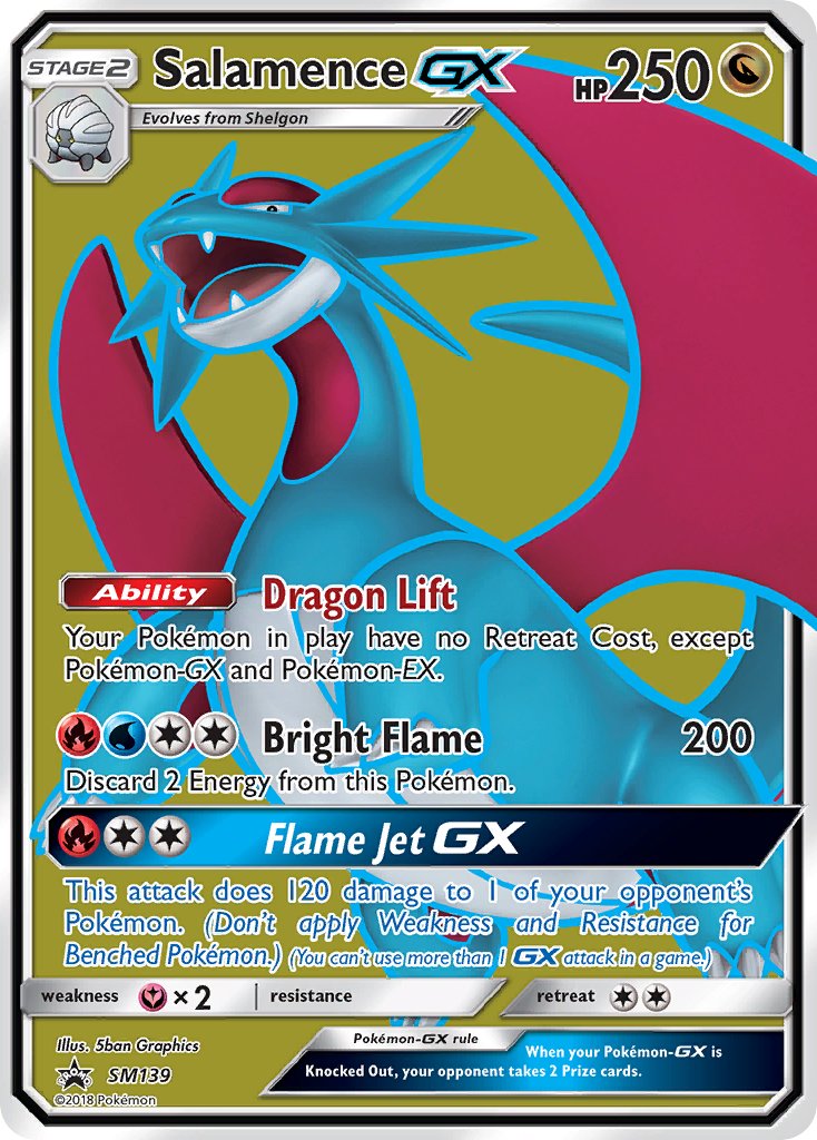 Salamence-GX Sun & Moon Promos SET-SM139