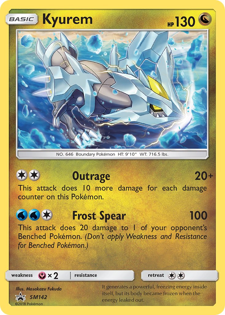 Kyurem Sun & Moon Promos SET-SM142