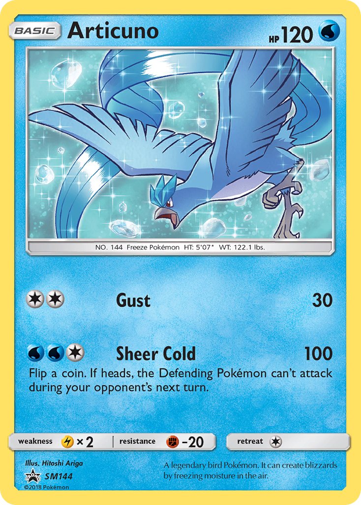Articuno Sun & Moon Promos SET-SM144