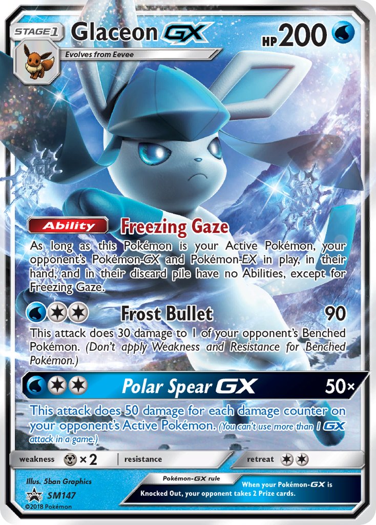 Glaceon-GX Sun & Moon Promos SET-SM147